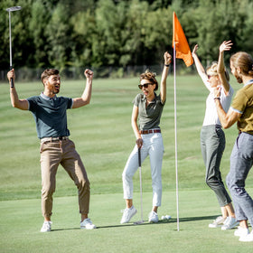 Golfupp set is travel-ready for practice anywhere
