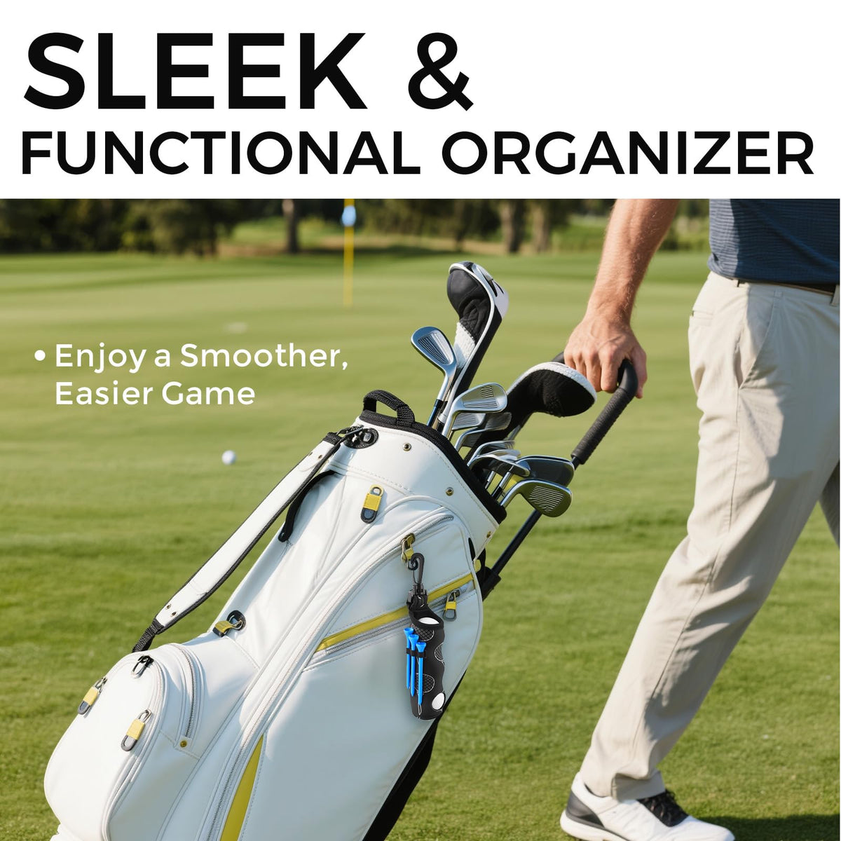 Golfupp tee-holder-3-tees keeps tees ready during rounds