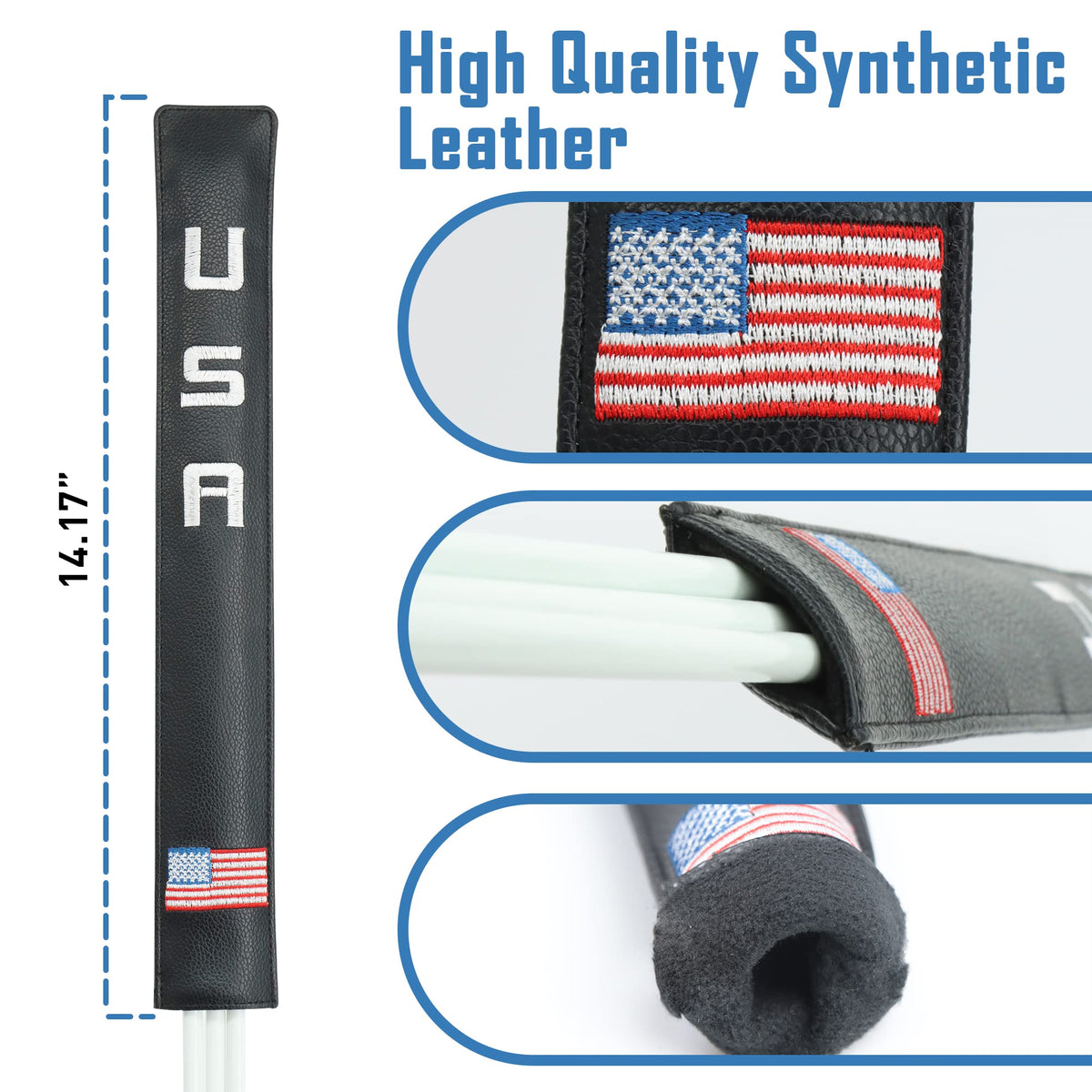 Golfupp waterproof and dustproof stick case keeps rods clean and ready.