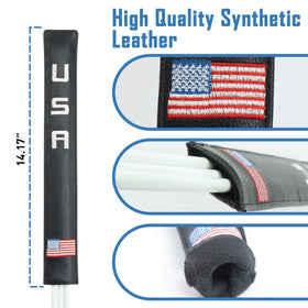 Golfupp waterproof and dustproof stick case keeps rods clean and ready.