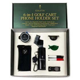 GOLFYN divot tool and ball marker set for on-course repairs