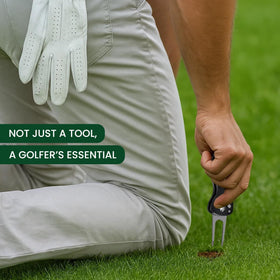 GOLFYN golf towel to quick-clean clubs and hands on the green