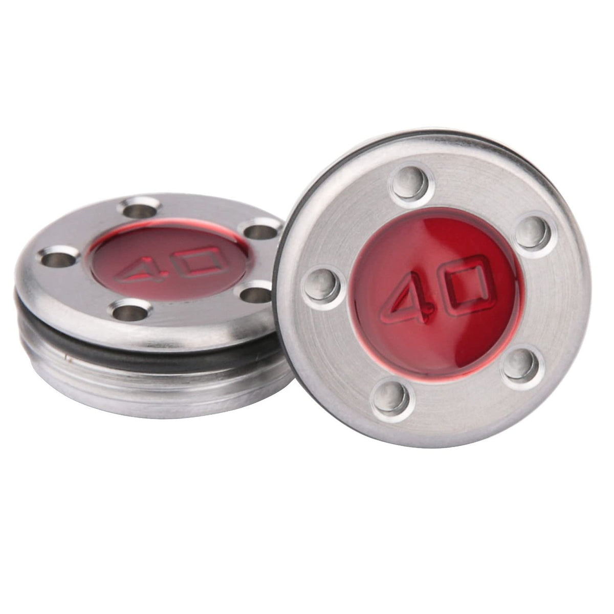 GoLo putters compatible weights with moisture-sealing O-rings.
