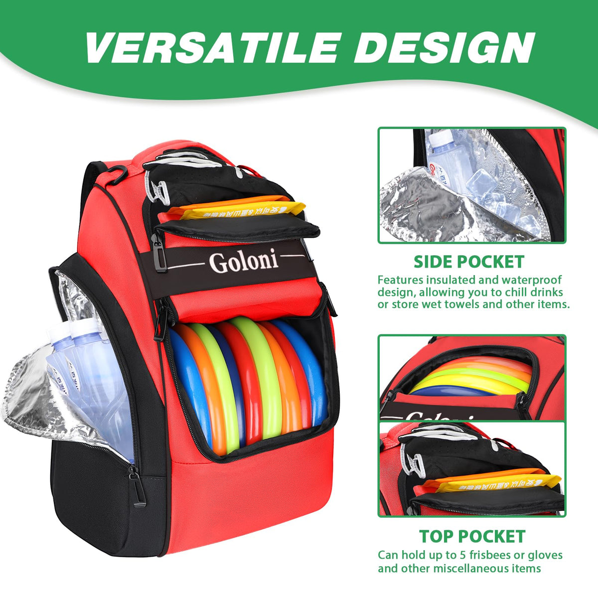 Goloni after-sale service offers reliable support for this bag.