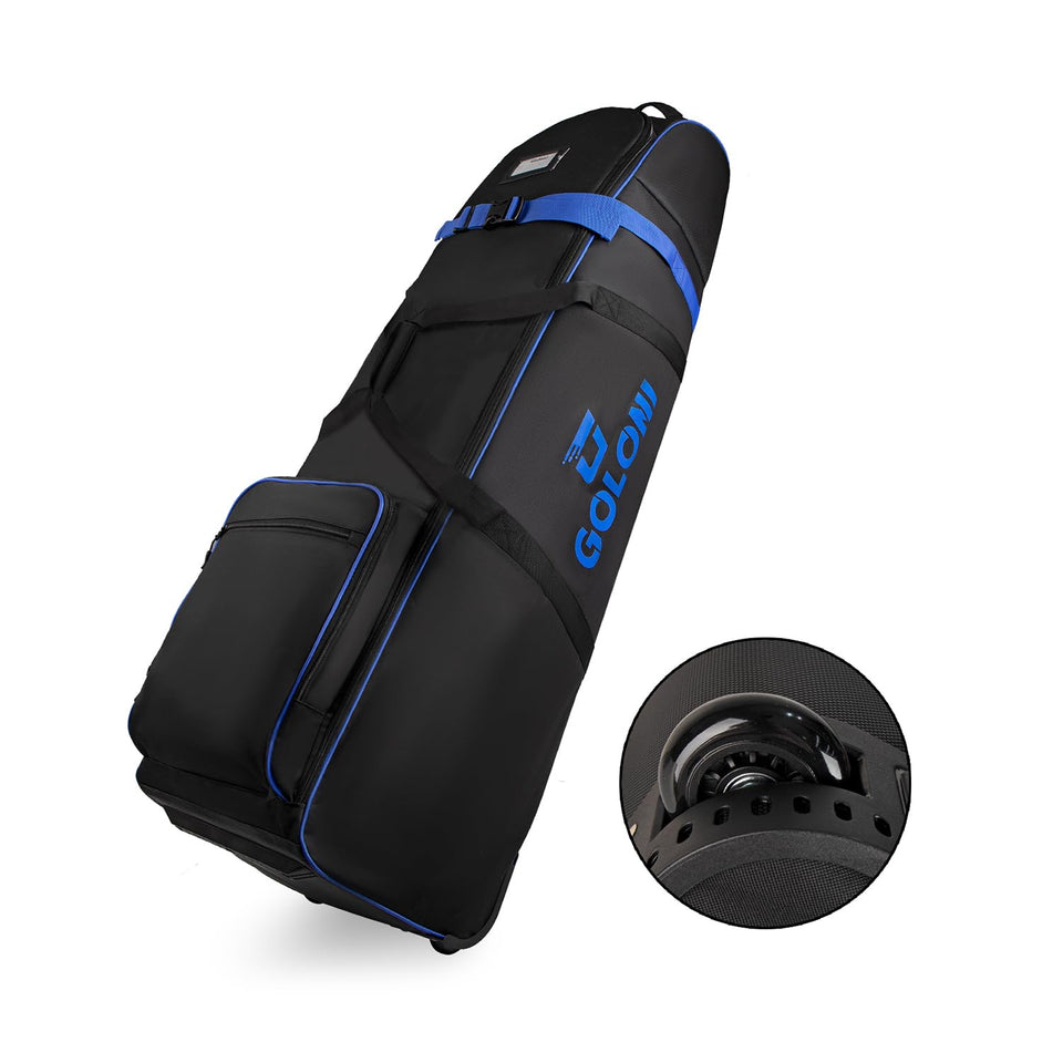 Goloni golf travel bag with wheels for smooth airport maneuvering