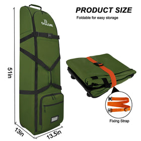 Goloni heavy-duty golf case provides durable protection during check-in