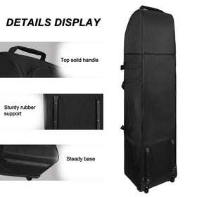 Goloni heavy-duty golf club travel case protecting clubs during flights