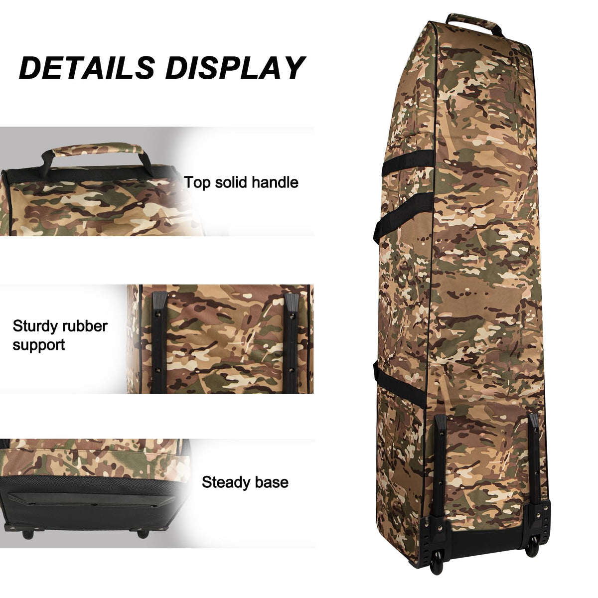 Goloni padded club travel case safeguards your bags during transit.
