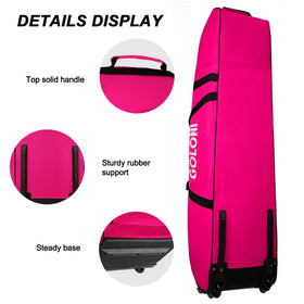 Goloni 900D Oxford waterproof fabric protects clubs in transit