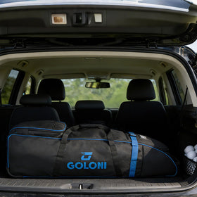 Goloni independent shoe compartment keeps footwear separate and tidy