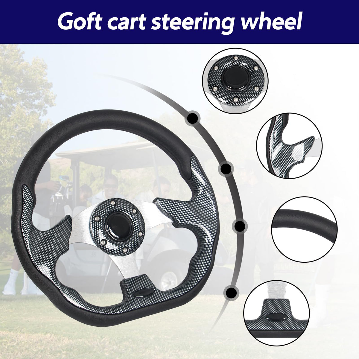 GONMOT ergonomic design supports comfortable hand placement on long drives.