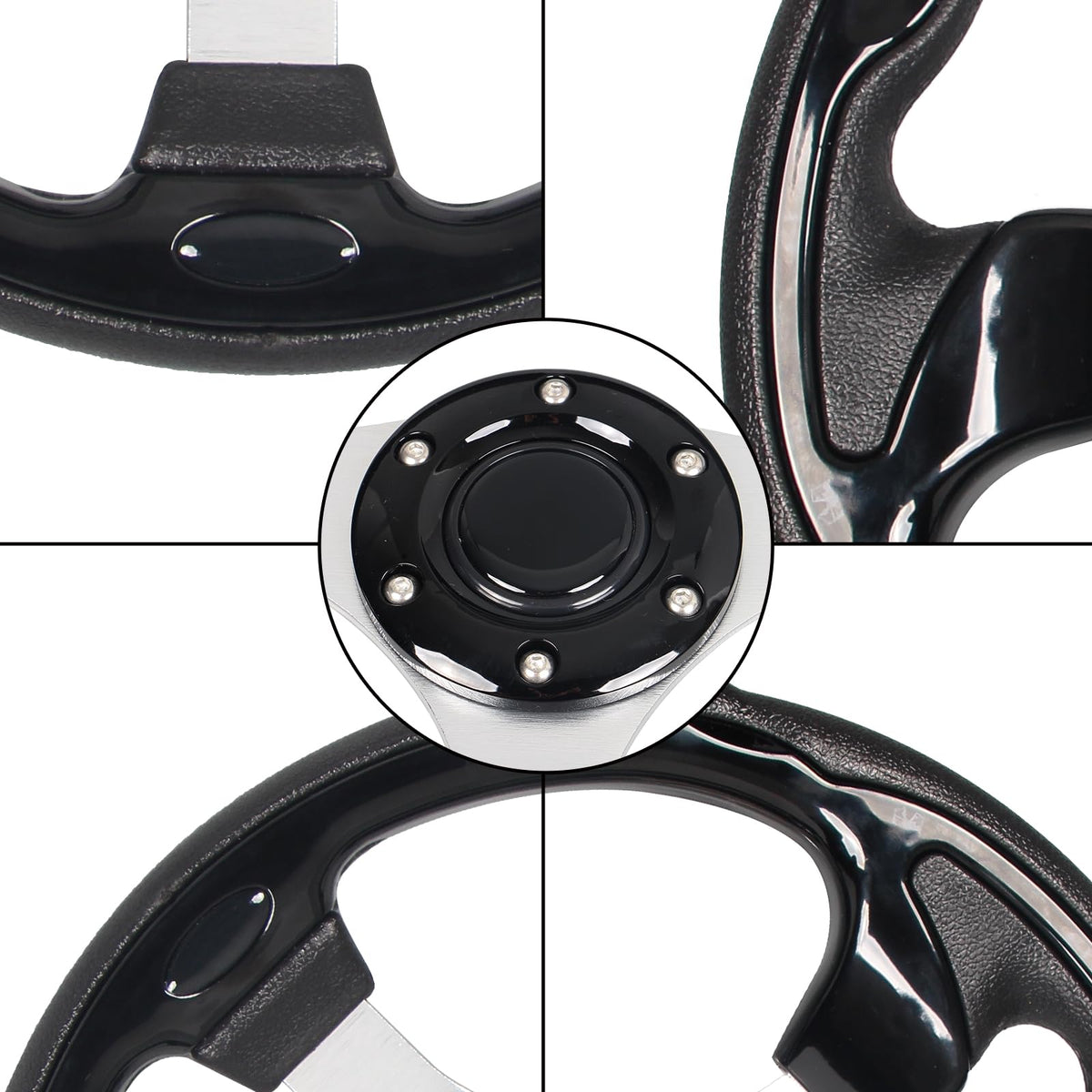 GONMOT ergonomic textured grip enhances steering control during drives