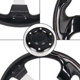 GONMOT ergonomic textured grip enhances steering control during drives