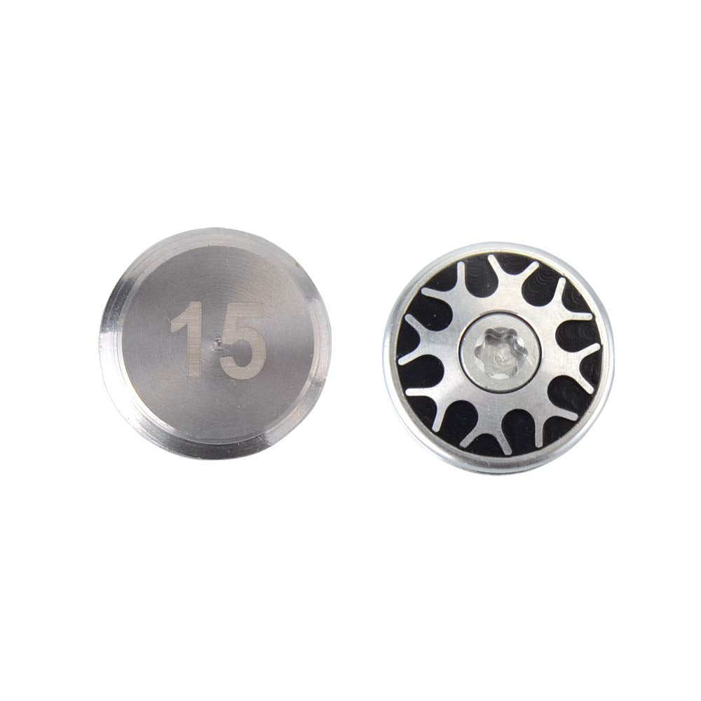GOOACTION golf putter weights 15g pack showing Stroke Lab compatibility for precise feel.