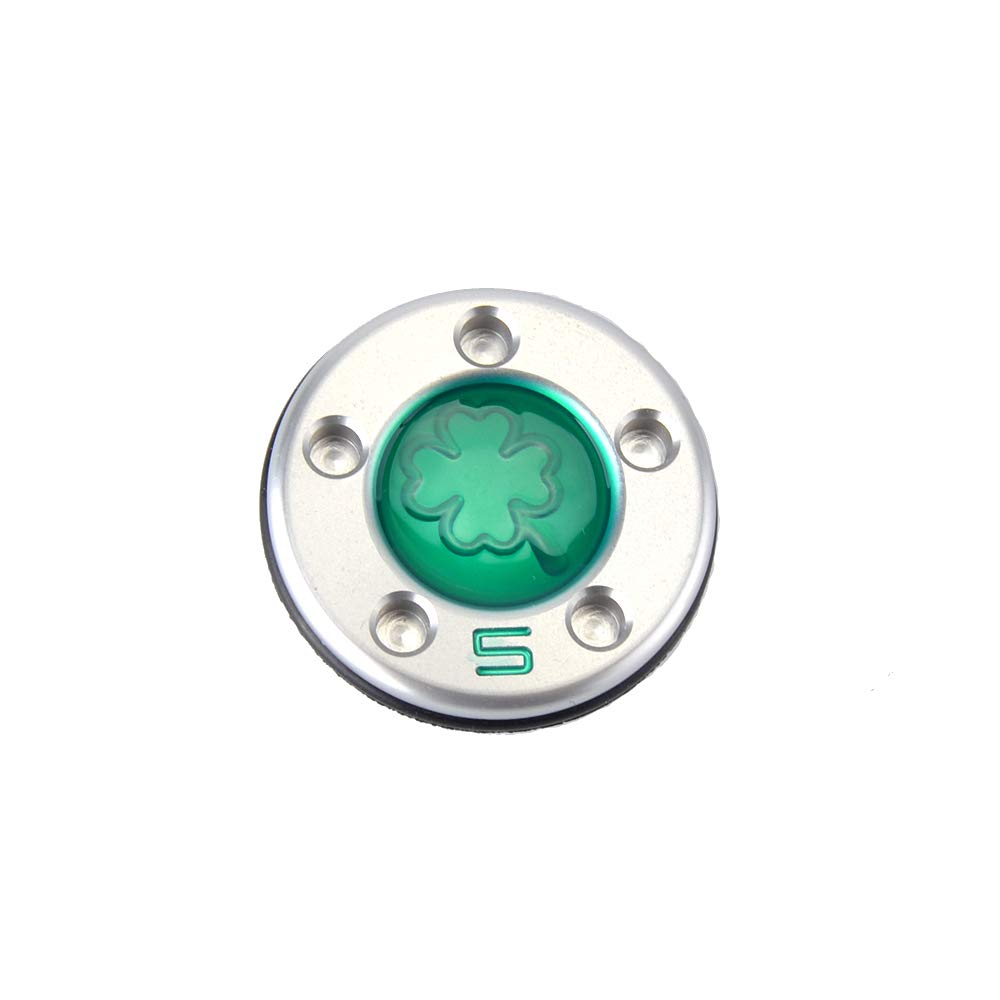 GOOACTION green four-leaf clover putter weights improve stability on greens