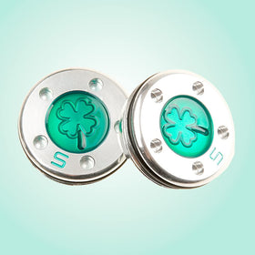 GOOACTION two-pack green four-leaf clover pattern putter weights for tuning