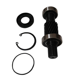 Goodfind68 EZGO RXV input shaft kit 18-tooth close-up with bearings and O-rings.