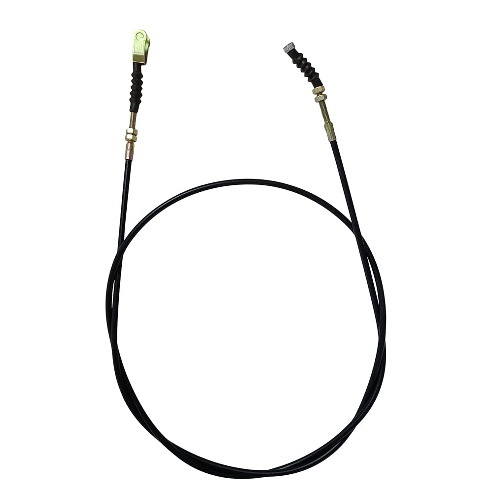 Goodfind68 throttle cable front view showing 67-1-2 inch length for Yamaha carts