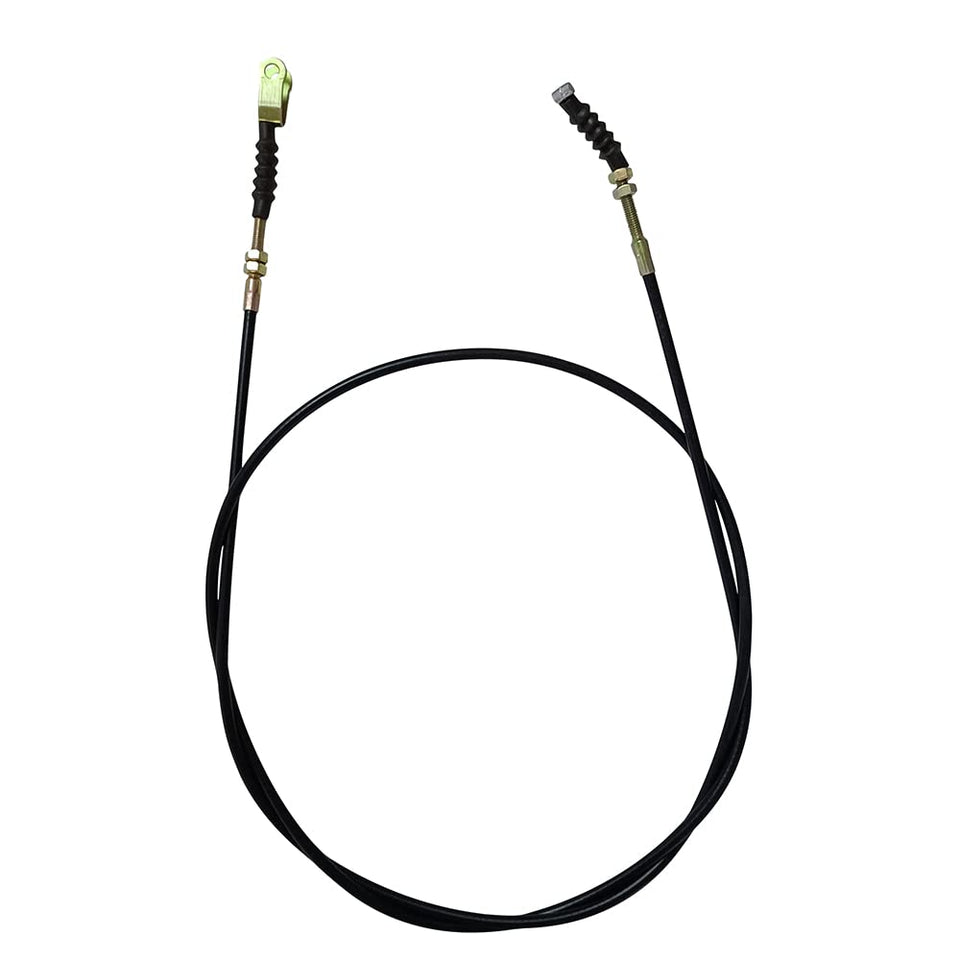 Goodfind68 throttle cable front view showing 67-1-2 inch length for Yamaha carts