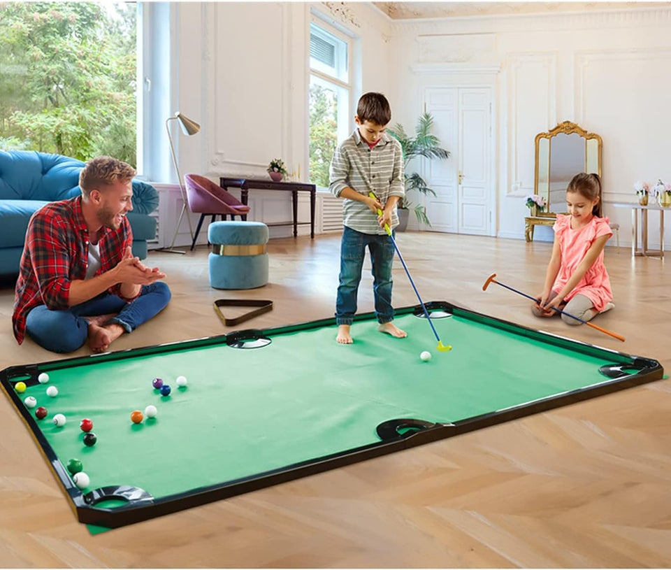 GoodlySports indoor golf putting green, large surface for family practice.