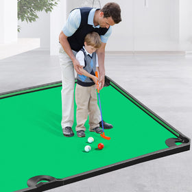 GoodlySports putting mat and accessories kit for easy setup.