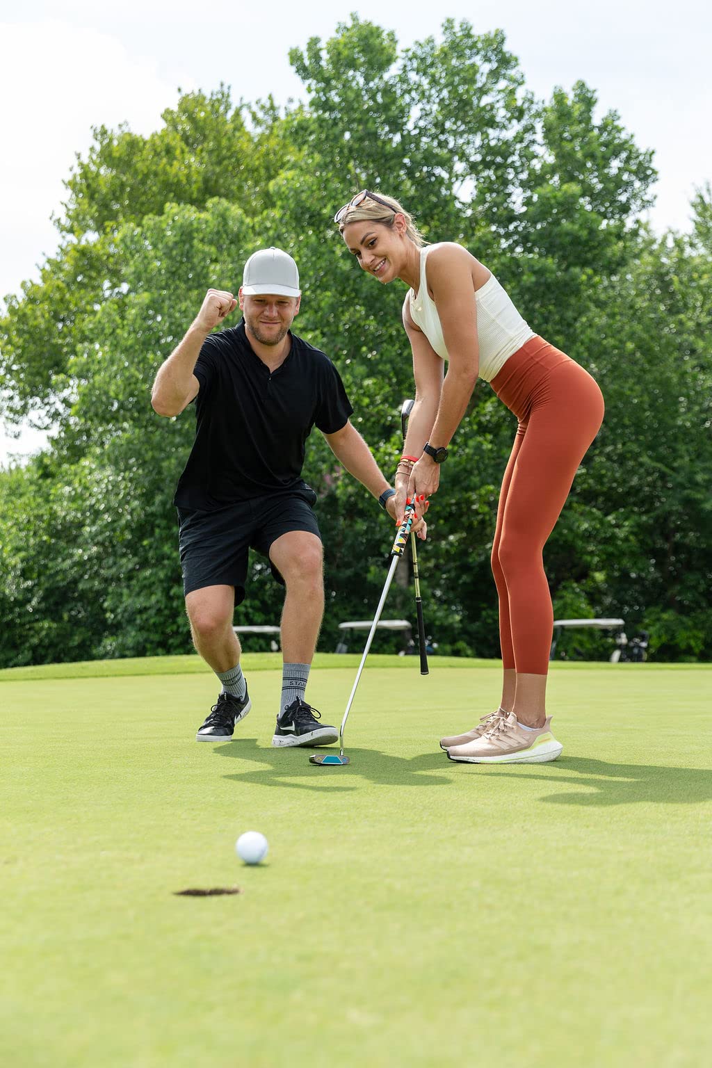 GOODPUTTS silicone-material grip delivers durable, lightweight comfort during rounds