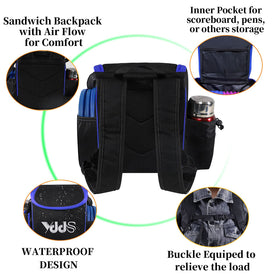 GOOSO bag holds 28+ discs for growing practice collections.