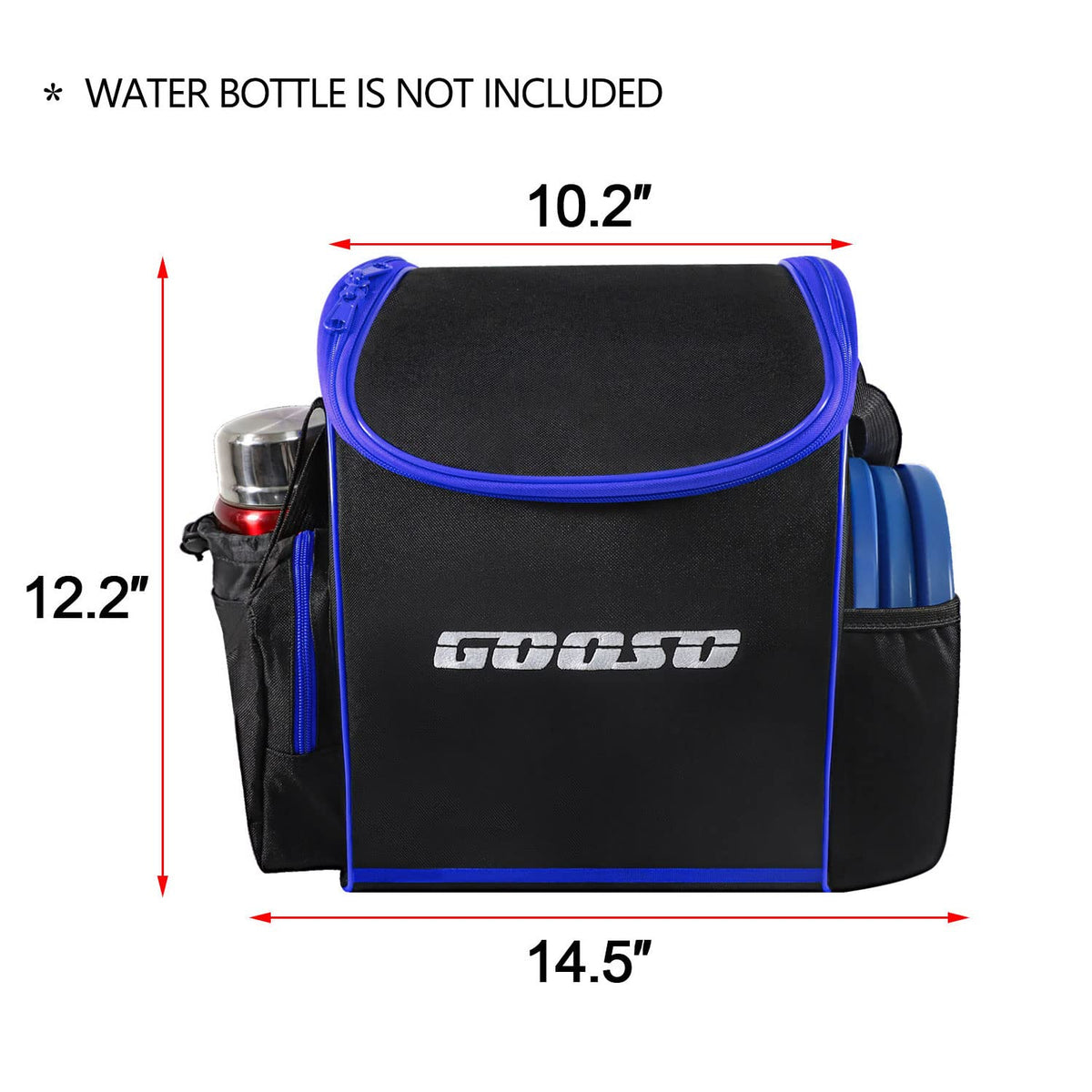GOOSO bag upright stand design keeps gear accessible on any surface.