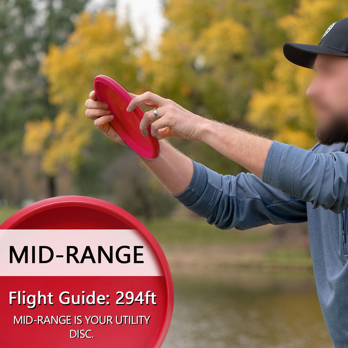 Gooso disc golf DIY red discs – ready for personal designs and customization.