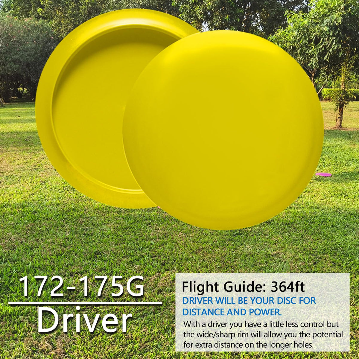 GOOSO Disc Golf Driver shows flexible plastic texture for durable play and quick release.