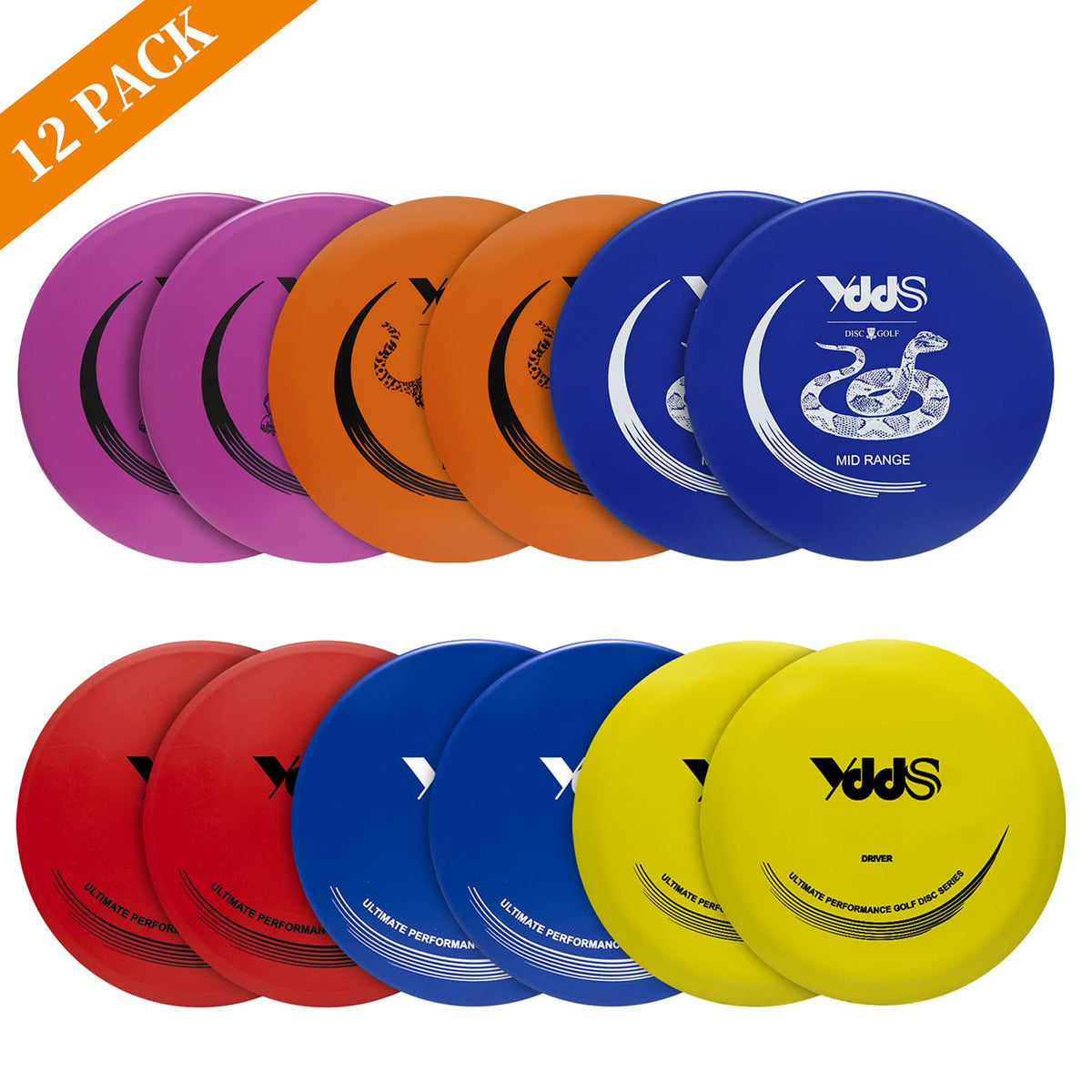 GOOSO four midrange discs for controlled mid-distance flight.