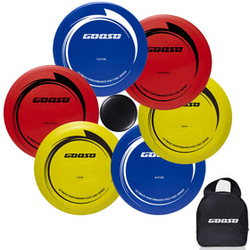 GOOSO disc golf set with bag and discs ready for outdoor play