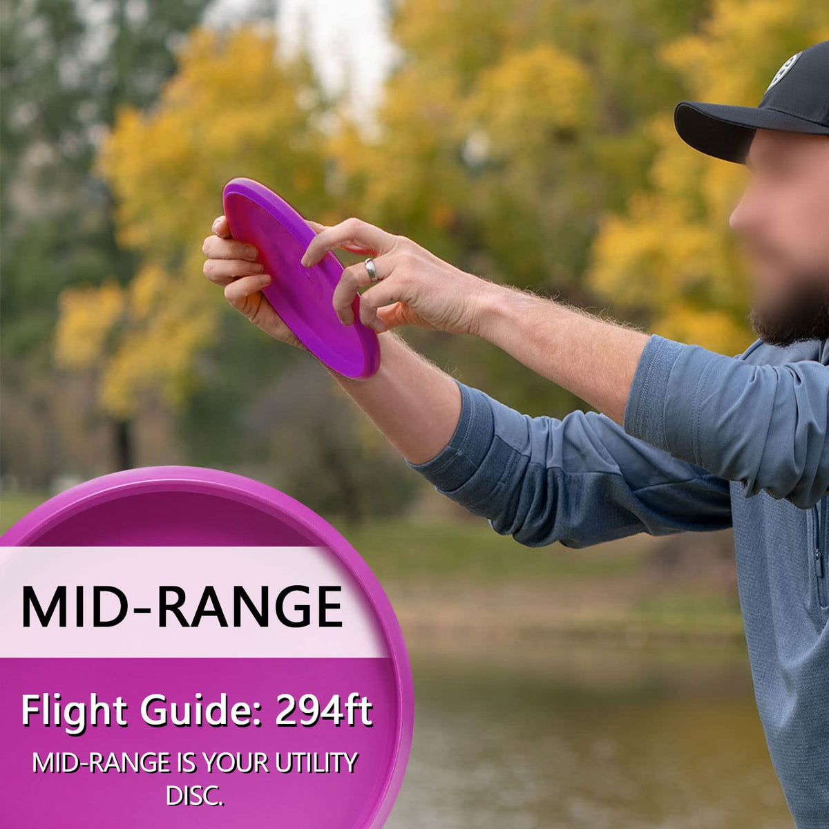 GOOSO blue midrange disc designed for precise approaches