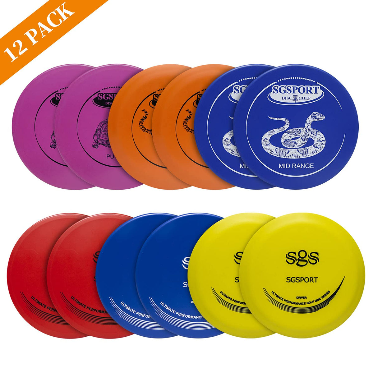 Gooso midrange discs four-pack for controlled flight and reliable approach.