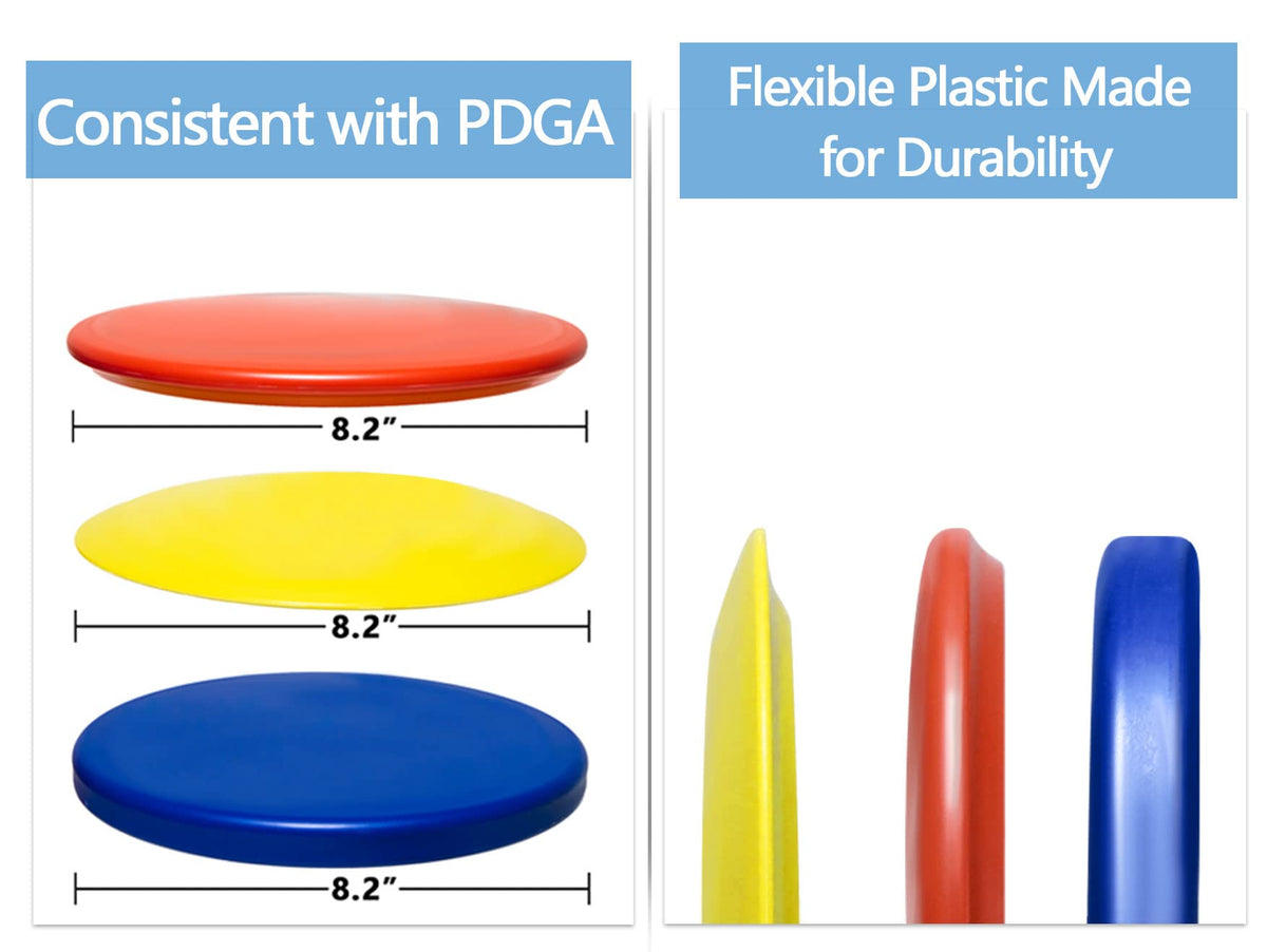 GOOSO discs use flexible plastic for bend and distance