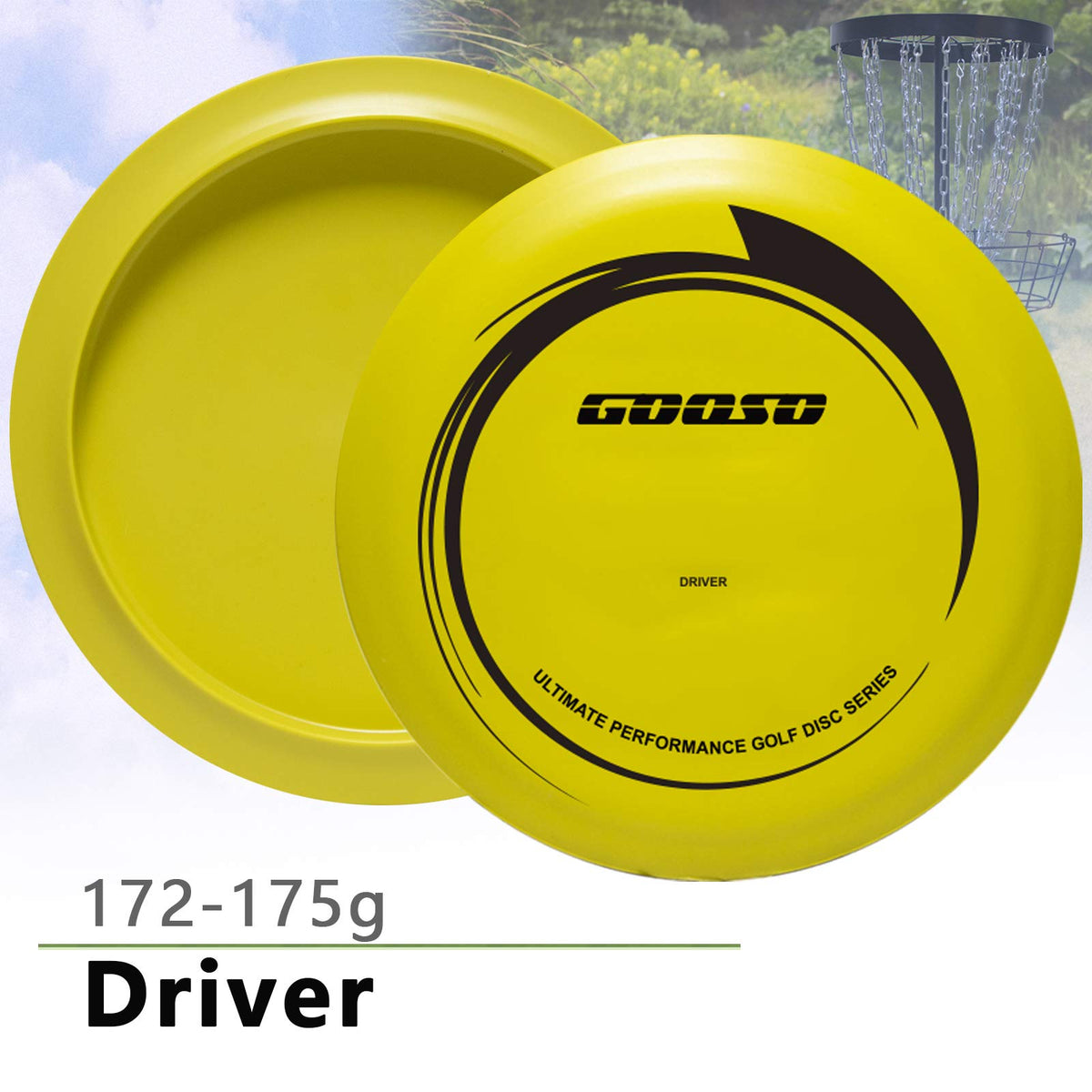 GOOSO blue mid-range disc offers precise approaches for consistent scores.