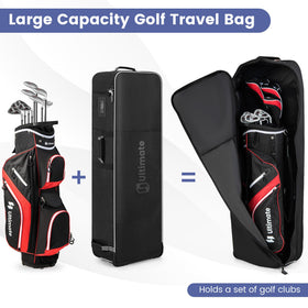 Goplus golf travel bag constructed with 900D Oxford fabric for durability