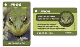 Gorilla Golf Cards durable plastic cards suitable for weather on course