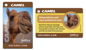 Gorilla Golf Cards metal clips for quick hanging from a golf bag