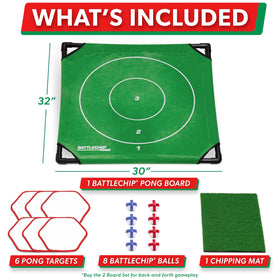 GoSports BattleChip Pong beach-play setup adds sunny backyard excitement.