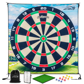 GoSports Chip N' Stick Darts giant target 6.5 ft for interactive play.