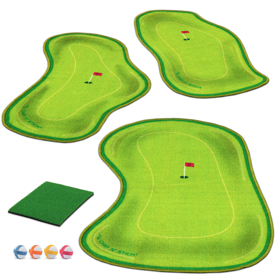 GoSports Chip N' Stick Links target green close-up for precise practice on any surface.