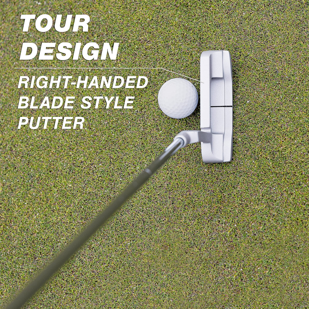 GoSports Classic Putter 35-inch length fits adult players.