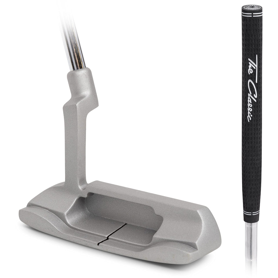 GoSports Classic Putter head with milled face for true roll.