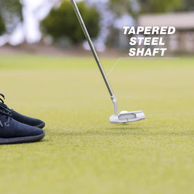 GoSports Classic Putter premium grip for comfort and stability.
