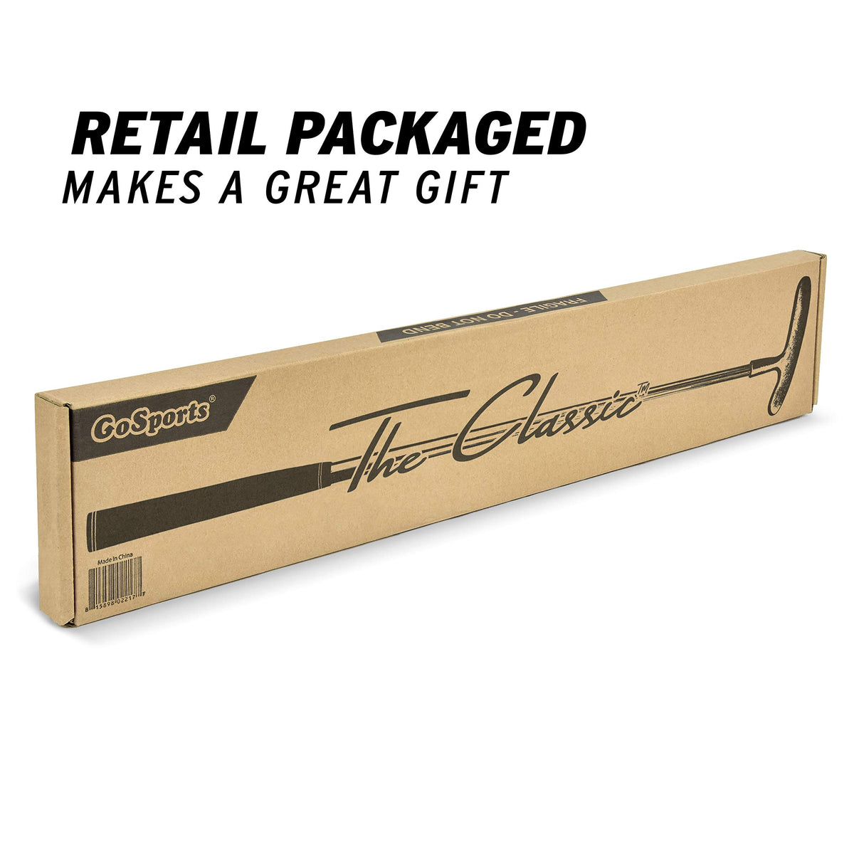 GoSports Classic Putter in home practice or mini golf setting