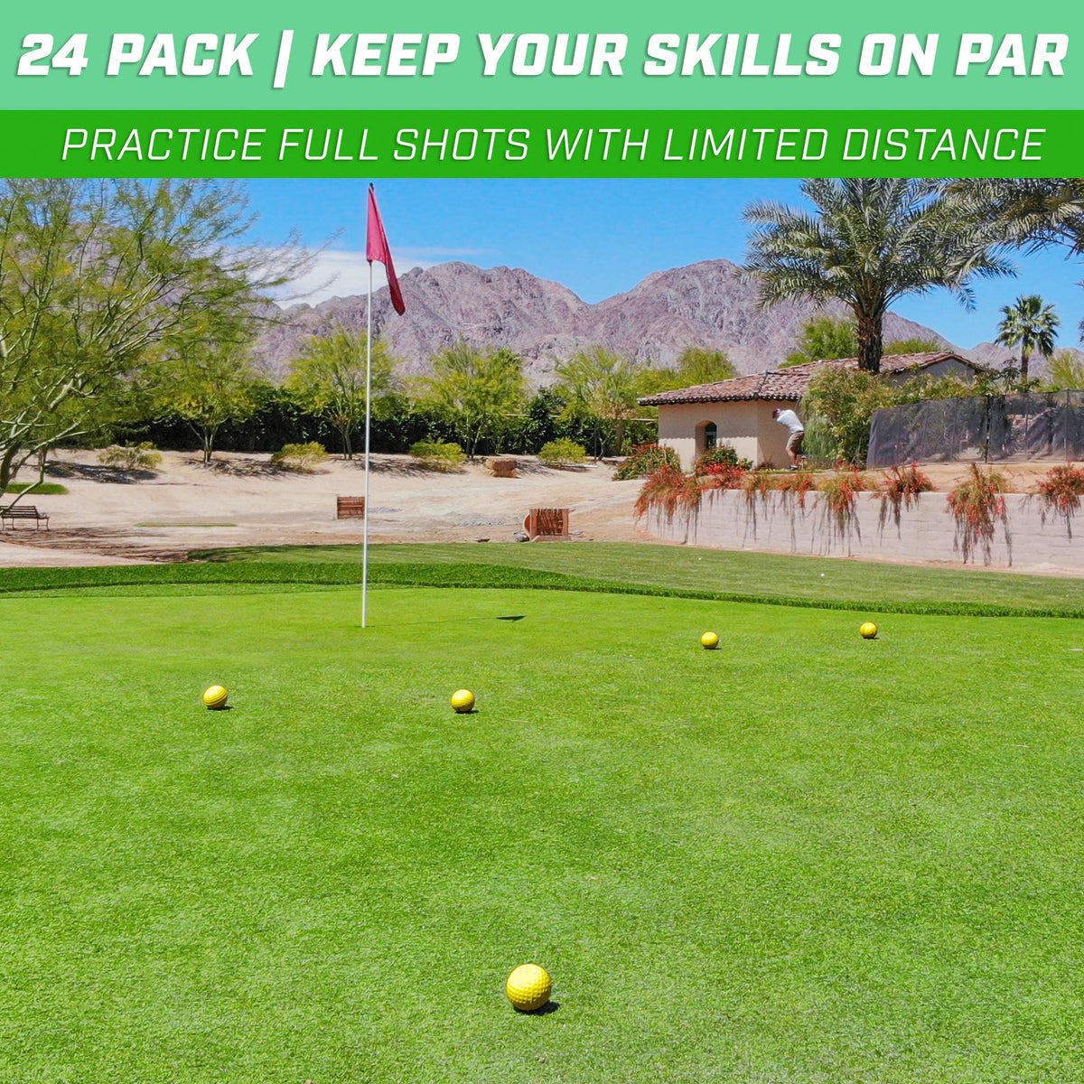 A 24-pack supports a variety of drill sessions