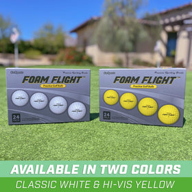 GoSports Foam Flight ball foam shell mimics real ball spin for training sessions.
