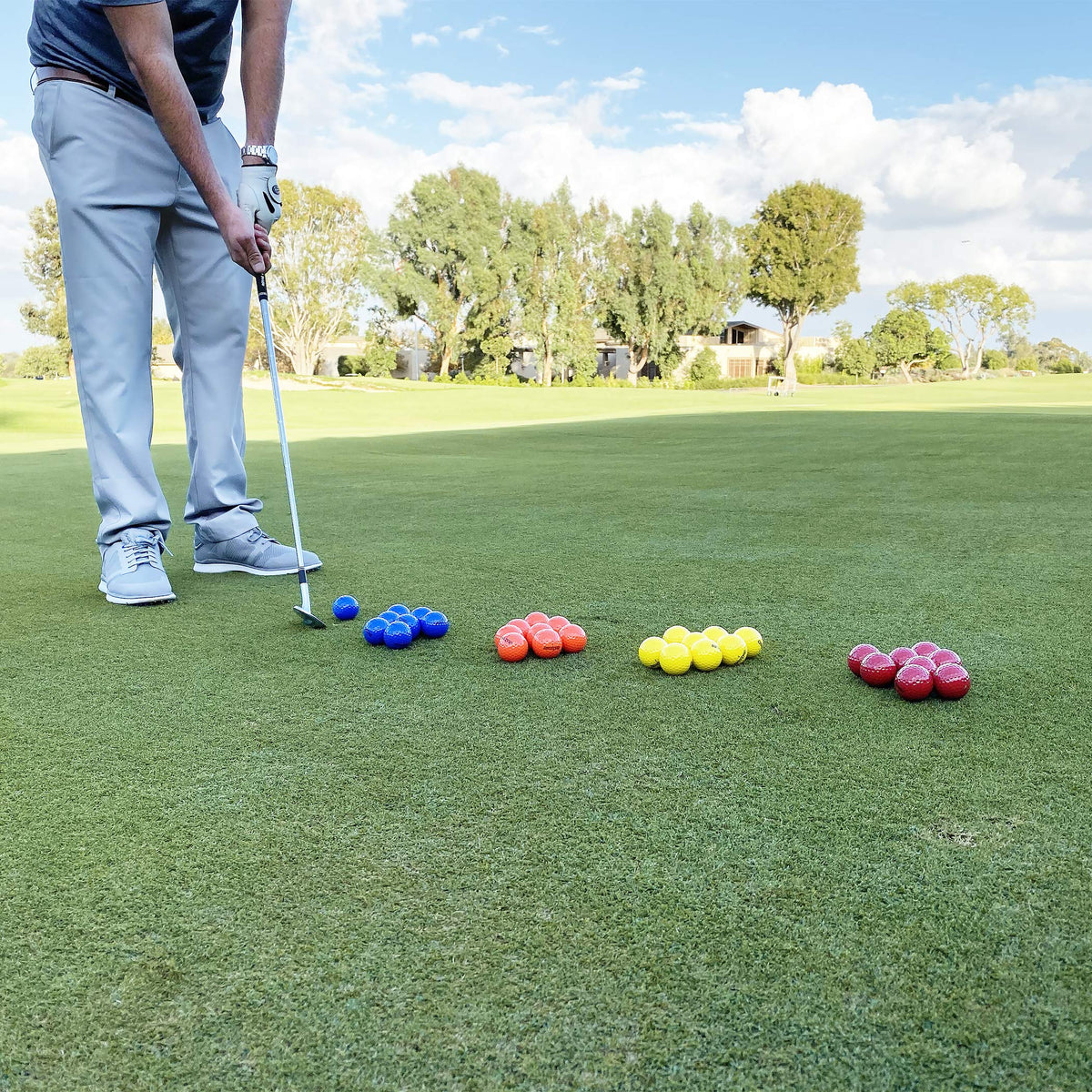 GoSports practice balls designed for on-course and home nets sessions.