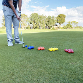 GoSports practice balls designed for on-course and home nets sessions.